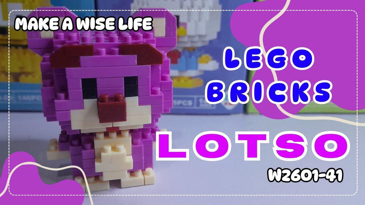 STEP BY STEP PASANG LEGO BRICKS LOTSO - MAKE A WISE LIFE (W2601-41) | LUCUUUUUUU
