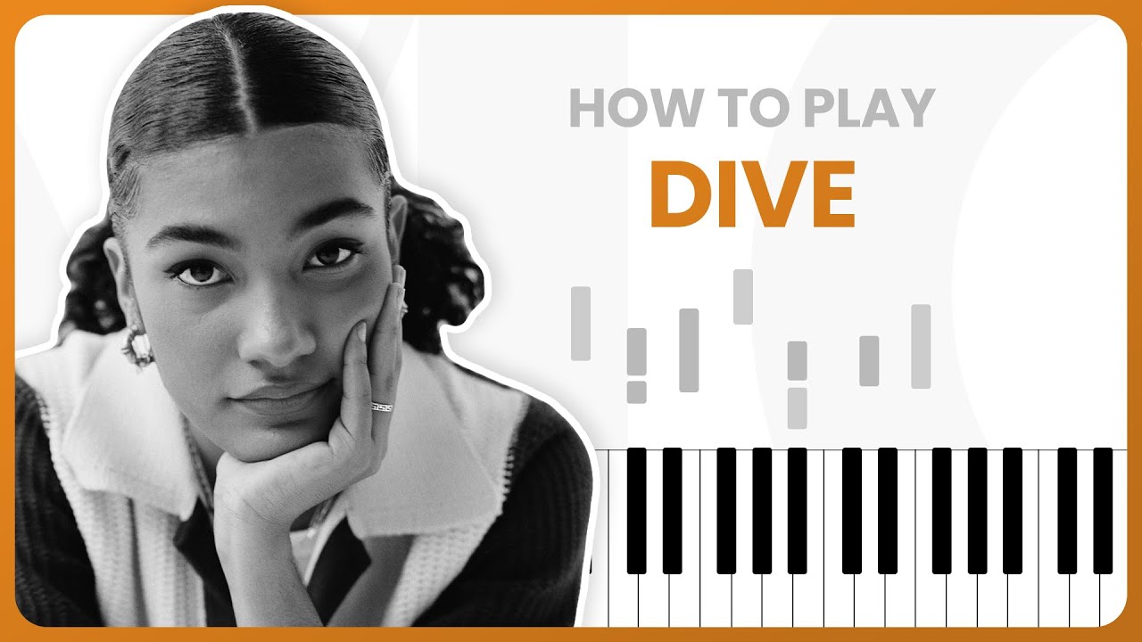 Dive - Olivia Dean - PIANO TUTORIAL (Part 1)