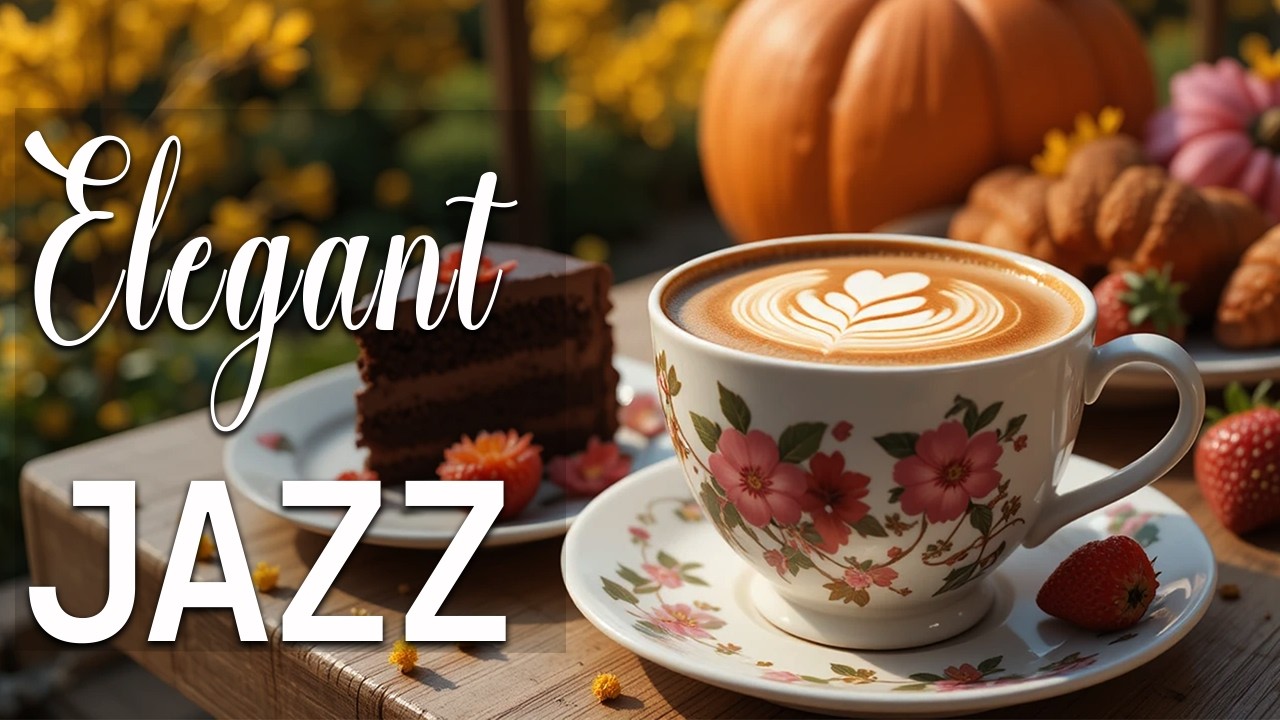 Elegant Jazz Music ☕ Bossa Nova instrumental for Happy Moods, Work & Study