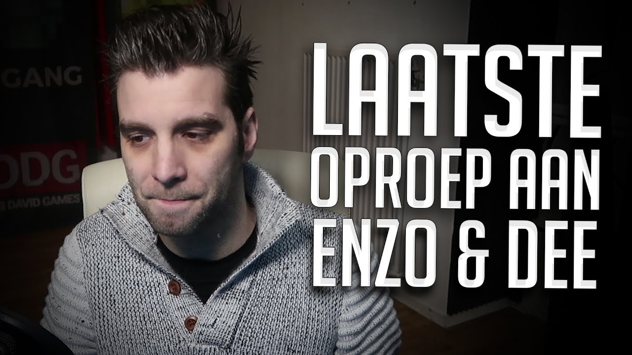 Laatste oproep aan Enzo & Dee..
