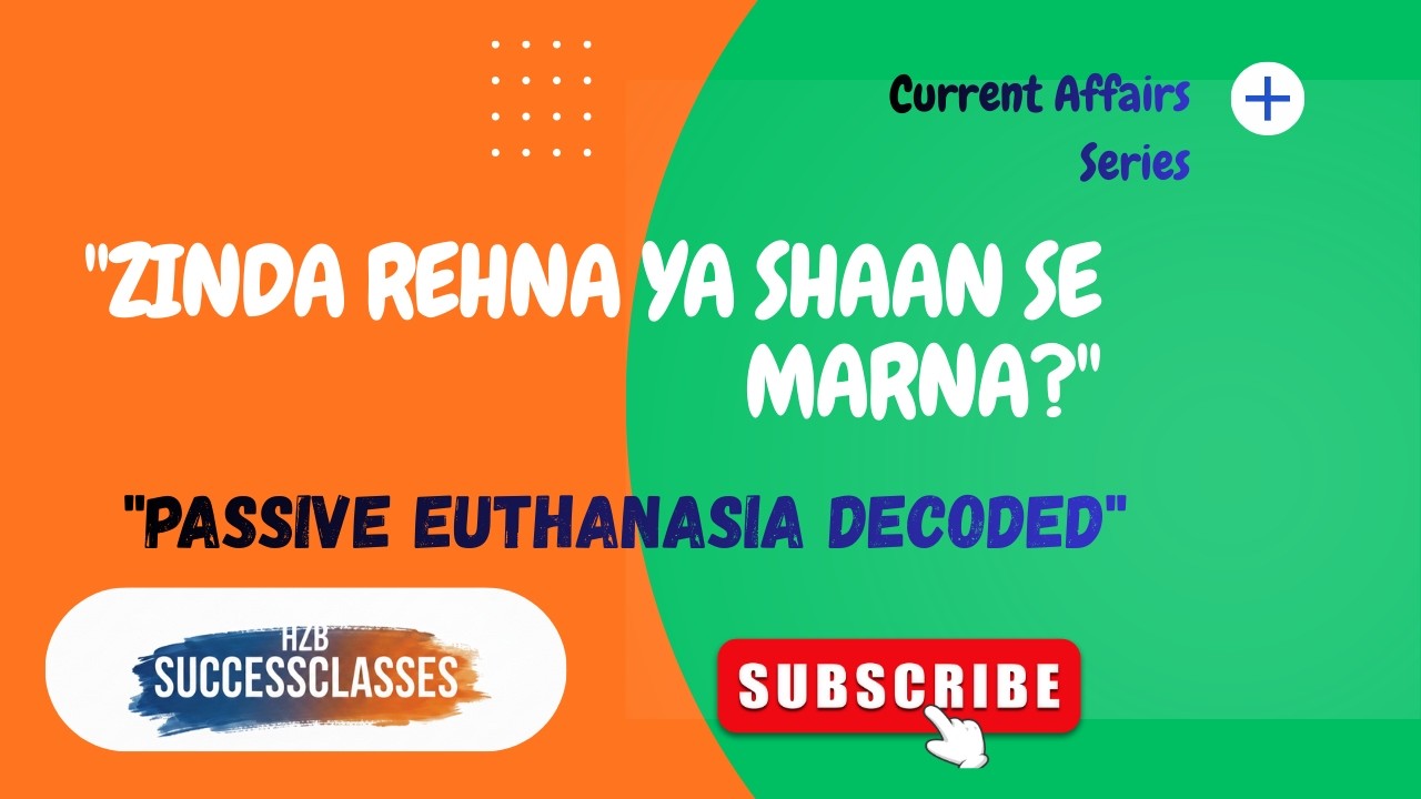 Passive Euthanasia in India 2026: Harish Rana Case & Landmark Judgments Explained! #article21
