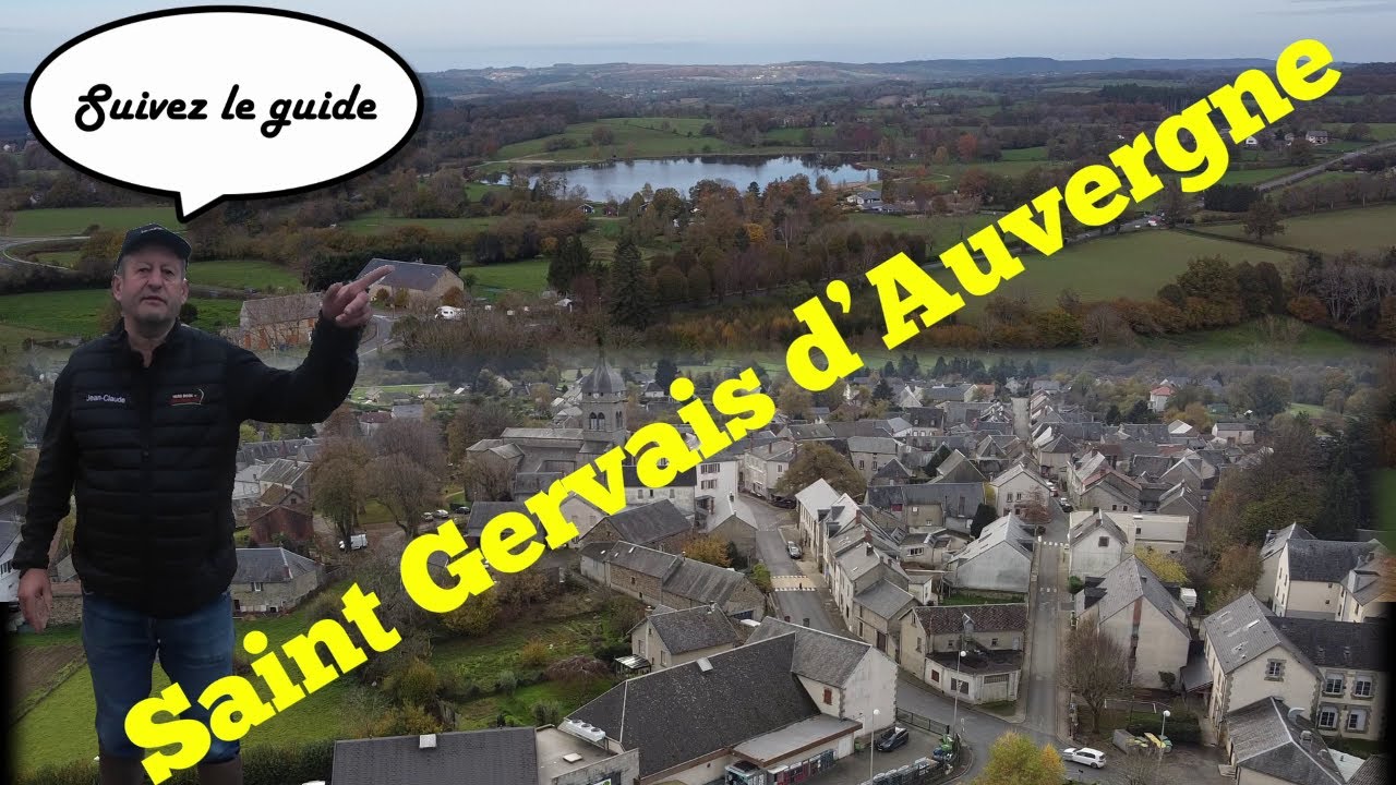 Jean-Claude Gaillard, maire de Saint Gervais d'Auvergne, en guide passionné pour sa commune