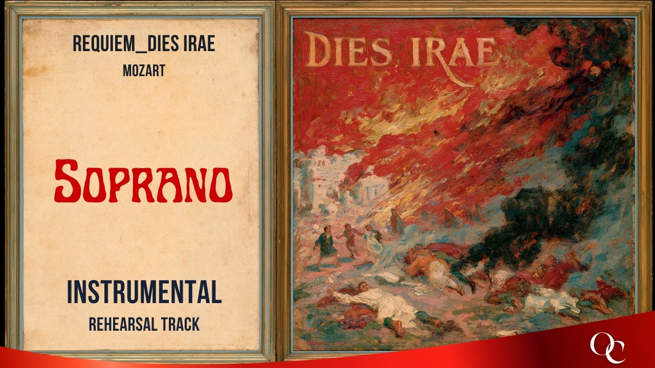 Mozart Requiem | Dies Irae | Soprano Instrumental Rehearsal Track & Orchestra Accompaniment