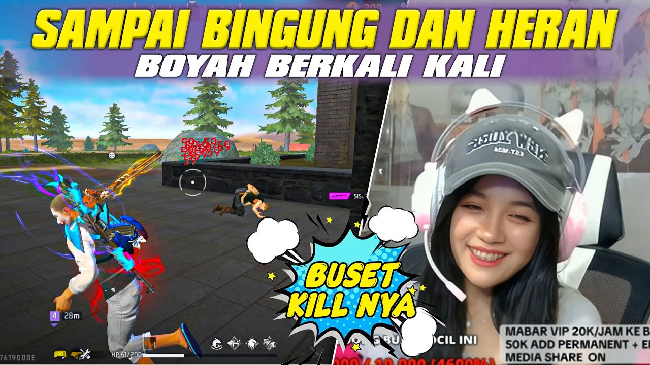 Bikin Heran Streamer Cantik Ini Karna Boyah Terus Dan Selalu Kill Banyak