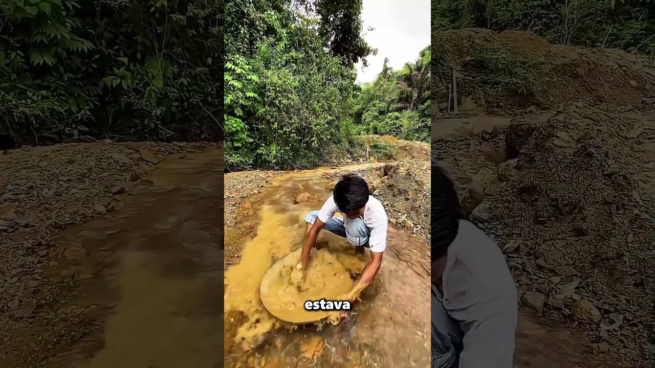 Fa&ccedil;a isso para extrair ouro da terra 😮