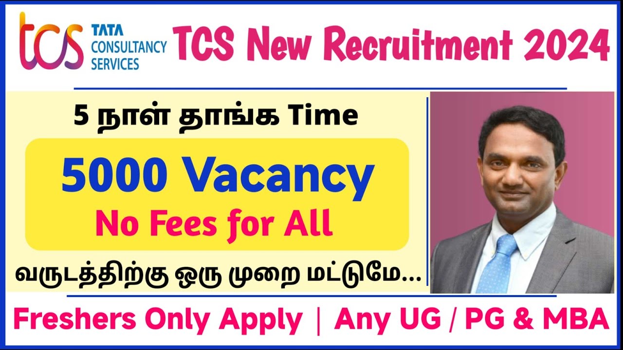 TCS New Freshers Recruitment 2024 | TCS Jobs 2024 | TCS Recruitment 2024 | TCS Freshers Jobs