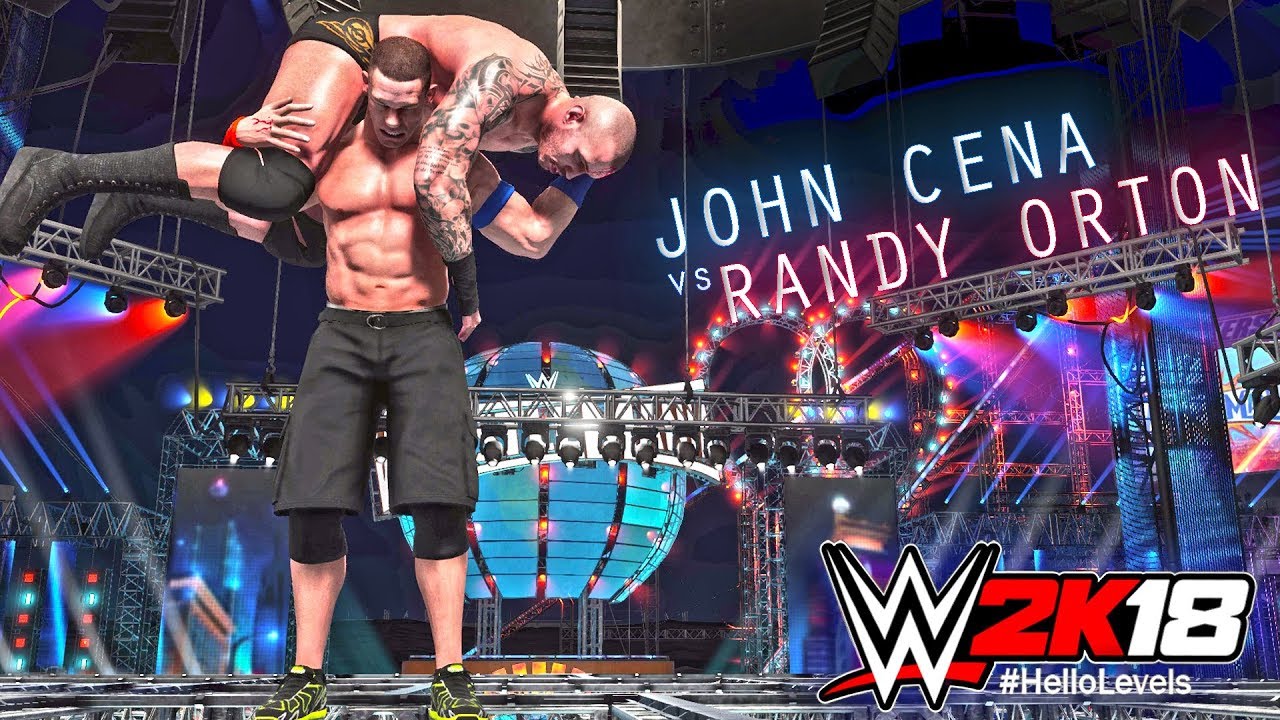 WWE 2K18 John Cena vs Randy Orton Hell In A Cell Match ft. NEW! Avalanche ATTITUDE ADJUSTMENT