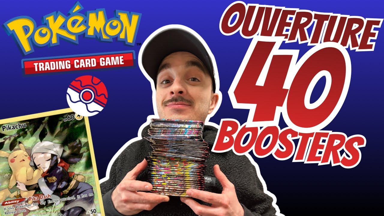 “J’ouvre 40 BOOSTERS Pokémon 😱🔥 | GROSSES CARTES ?”