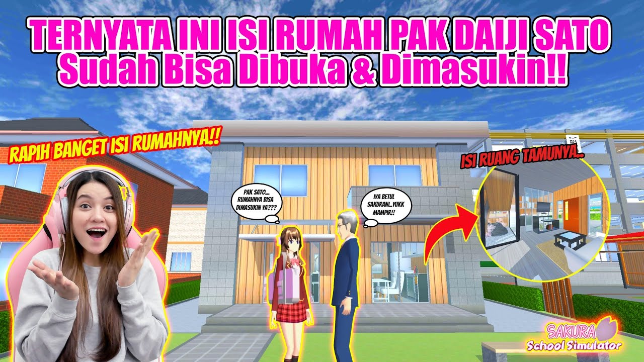 AKHIRNYA BARU TAU..KALO SEKARANG RUMAH PAK DAIJI SATO UDAH KEBUKA!! SAKURA SCHOOL SIMULATOR-PART 316
