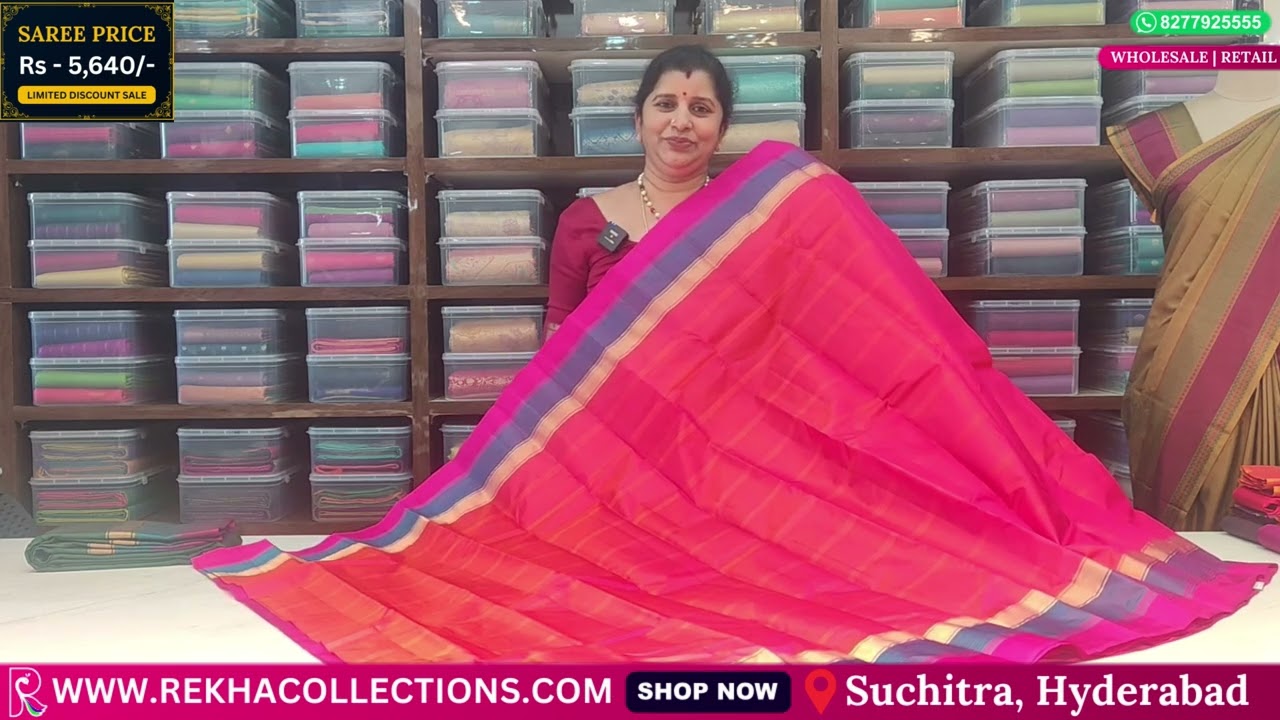 PURE SILK SAREES & PURE HANDLOOM COTTON SAREES COLLECTION