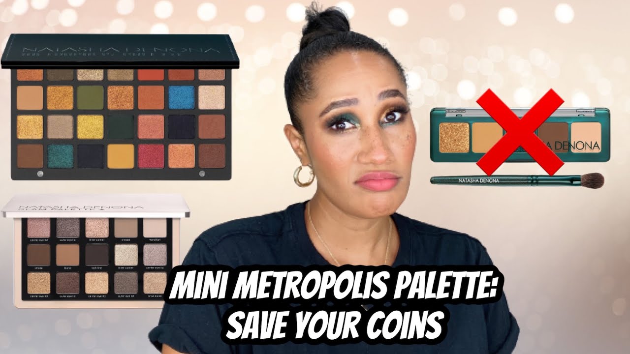 *NEW NATASHA DENONA MINI METROPOLIS PALETTE | Compared to Larger Metropolis | 2 Looks 1 Palette