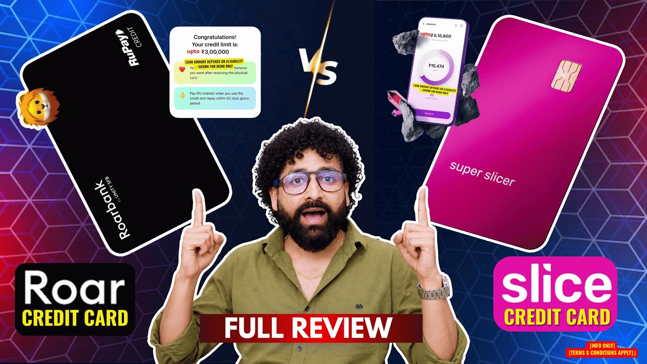 Slice Credit card vs Roar Bank Credit Card 2026 | Lifetime Free? Hidden Charges & Full Comparison 😱