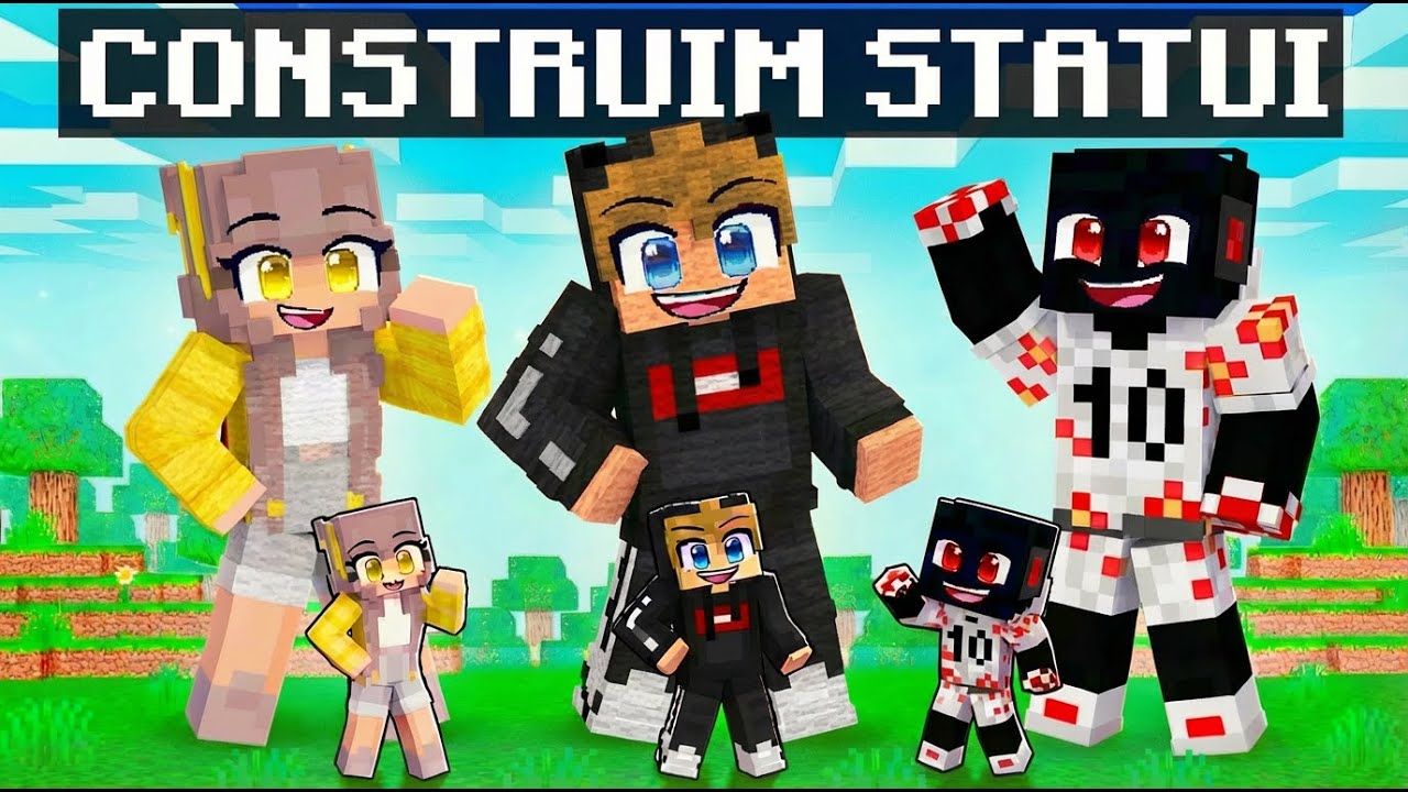 Bea VS Prietenii mei BUILD BATTLE de STATUI!!!