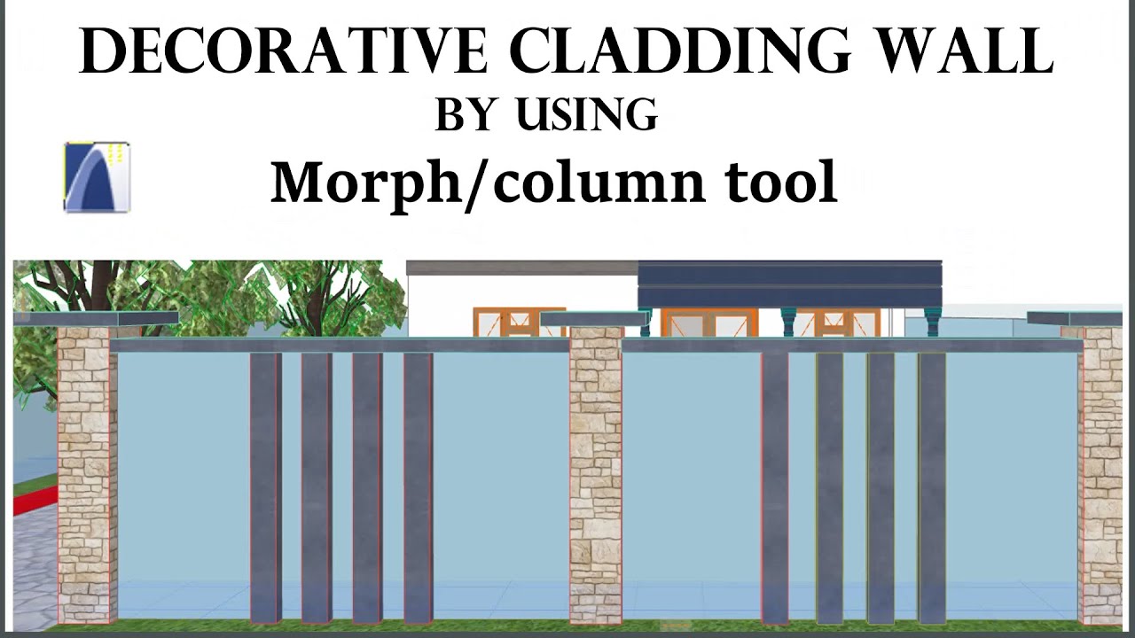 How to make a Decorative cladding wall in Archicad