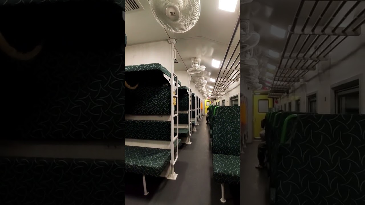Inside View Of Greenline Express Economy Class || New Coaches 2023 #trainwalisarkar #economyclass