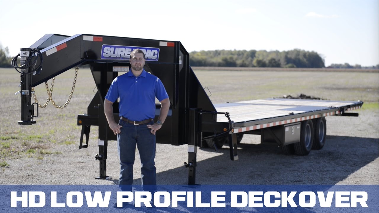Sure-Trac HD Low Profile Deckover with Hydraulic Beavertail