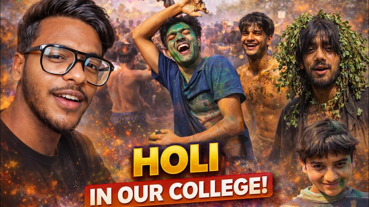 First Holi 🫟✨in College || Enjoyment at Peak😍|| Lovely Professional University 
