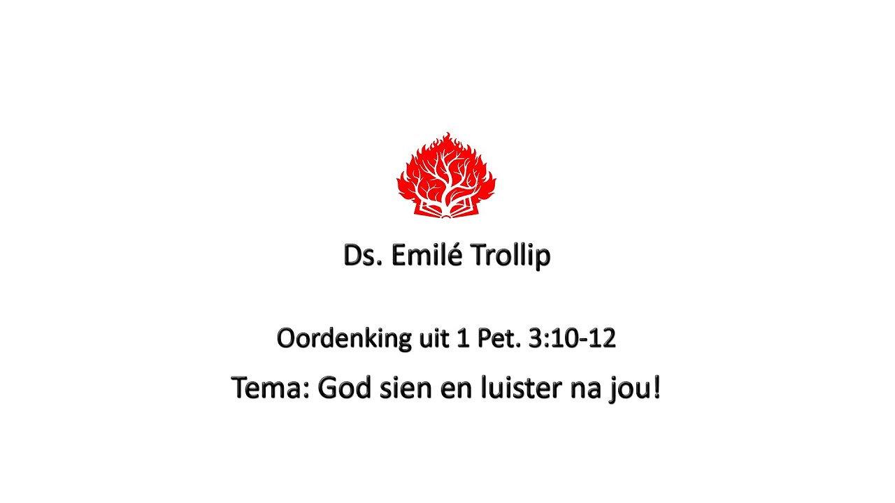 God sien en luister na jou!