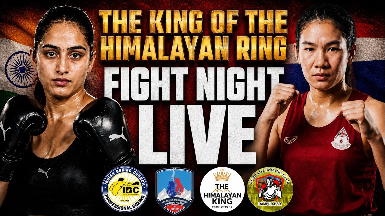 🔴LIVE | King of the Himalayan Ring Fight Night | India vs Rest of the World | Indian Boxing | Shimla