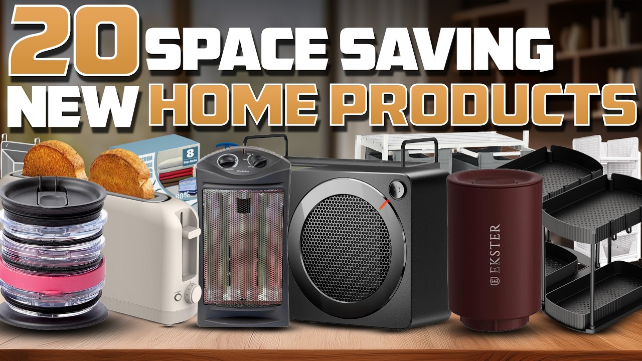 20 New Space Saving Home Products On Amazon