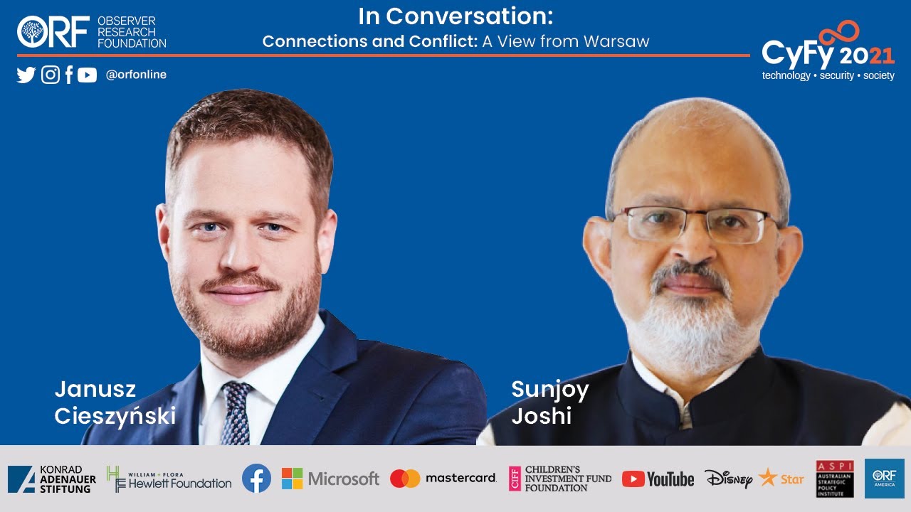 Digital Sovereignty, Digital Connectivity, and Digital Divides || Janusz Cieszyński || Sunjoy Joshi