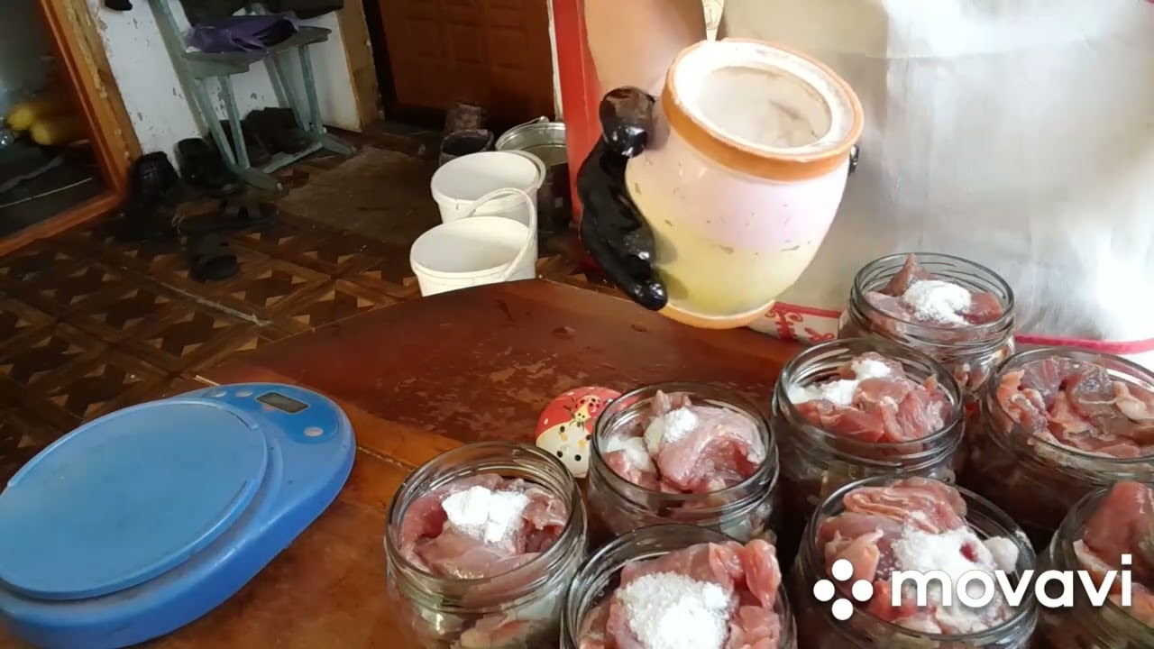 тушёнка из козьего мяса.Шевр