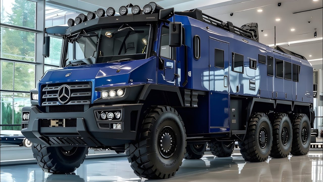 Mercedes-Benz ZETROS 8×8 Apocalypse Camper 2026 года — идеальная роскошная машина для выживания!