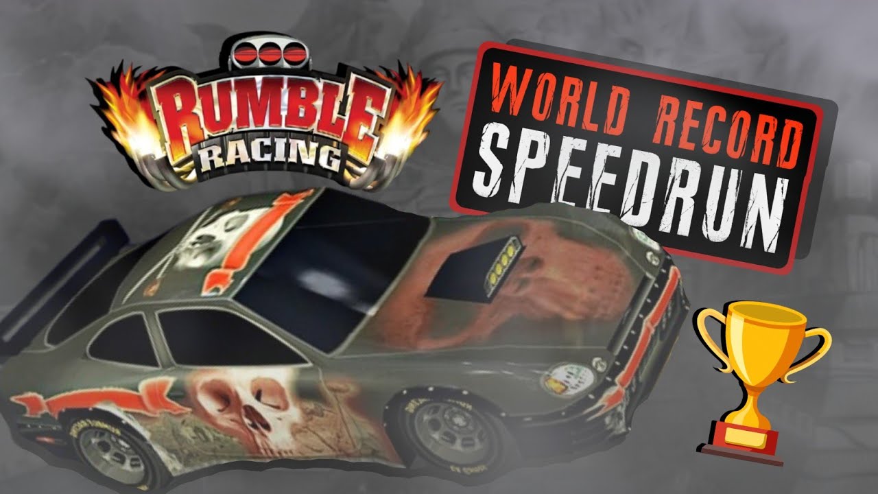 RUMBLE RACING - World Record Speedrun All Track Any% Forgiving〔