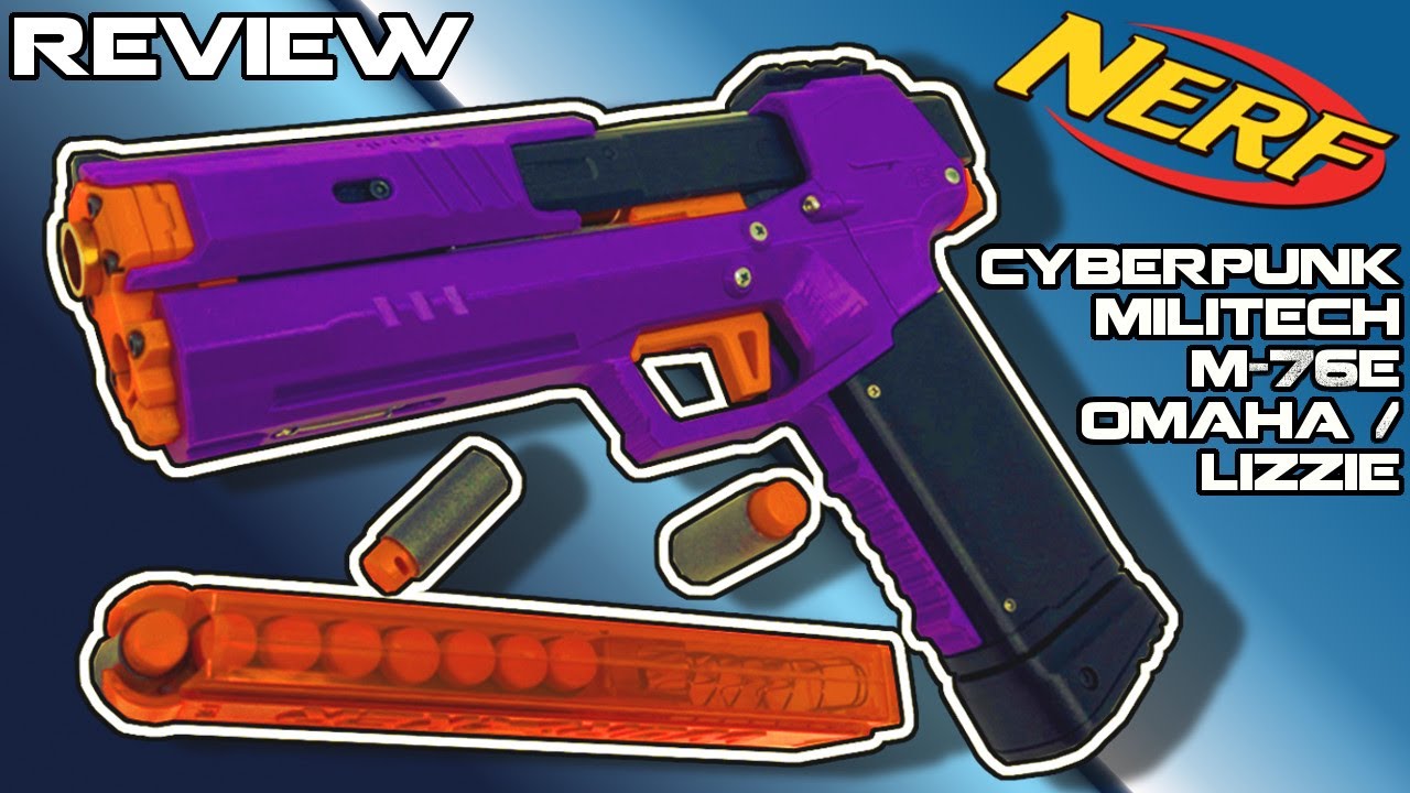 The Gecko:  A NERF Cyberpunk 2077 Pistol (3D Printed Lizzie)