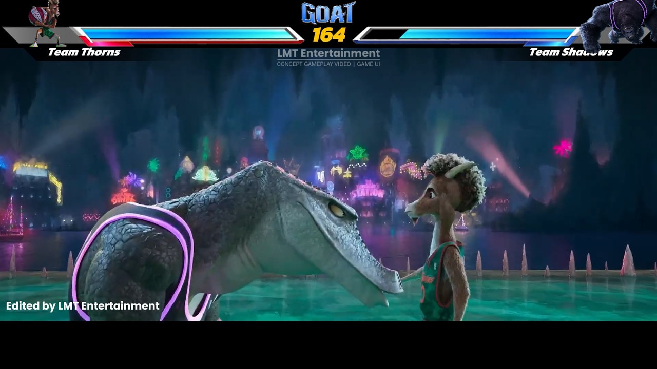 GOAT 2026: Team Thorns Vs Team Shadows WITH HEALTHBARS | Concept Game UI