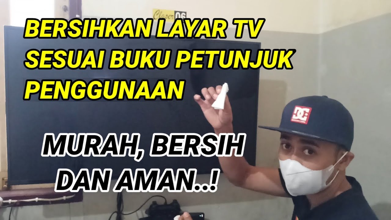 CARA MEMBERSIHKAN LAYAR TV LCD/LED/UHD