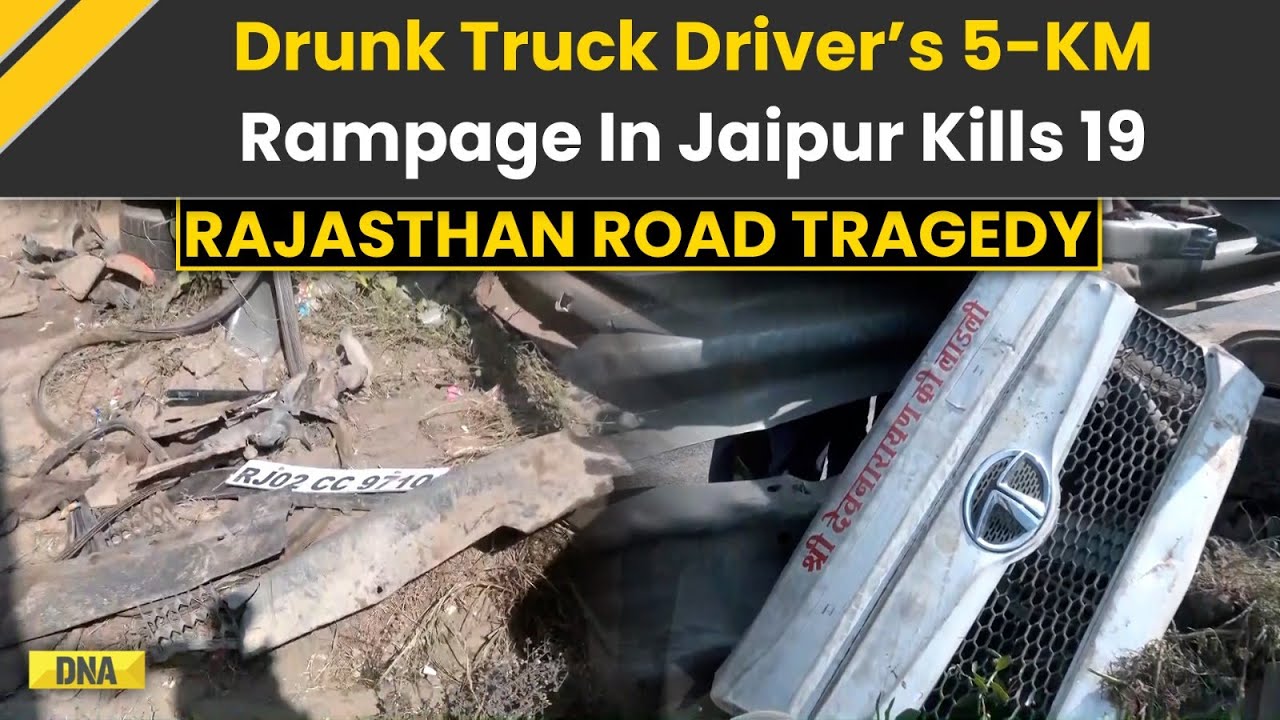 Jaipur Accident: Drunk Truck Driver Mows Down 19 People Over 5 km Rampage; PM Expresses Grief