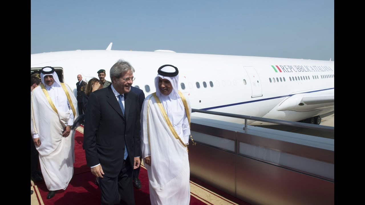 Il Presidente Gentiloni incontra l'Emiro del Qatar (01/11/2017)
