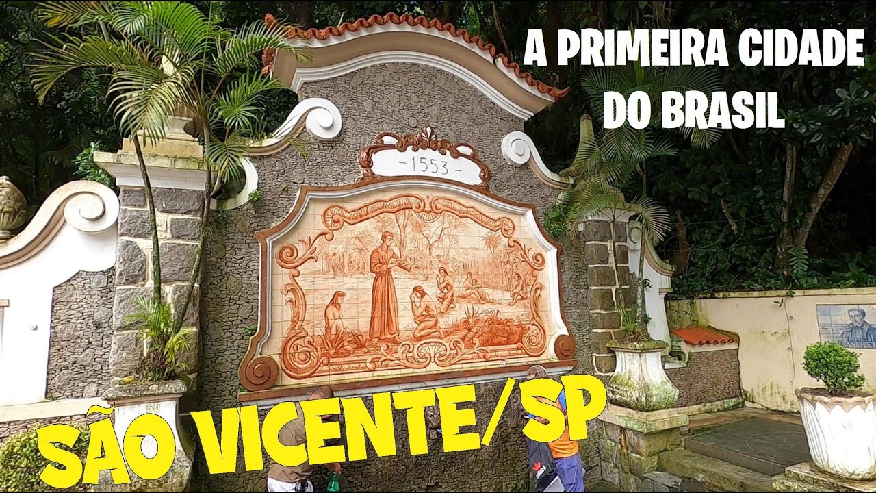 SÃO VICENTE / SP - A Primeira Cidade do Brasil - Uma caminhada pela cidade . Abril/2021