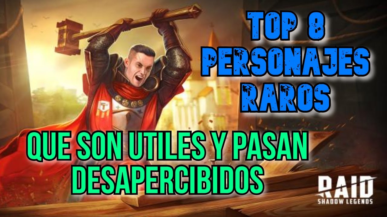TOP 9 personajes RAROS que pueden ser UTILES! - [RAID SHADOW LEGENDS]