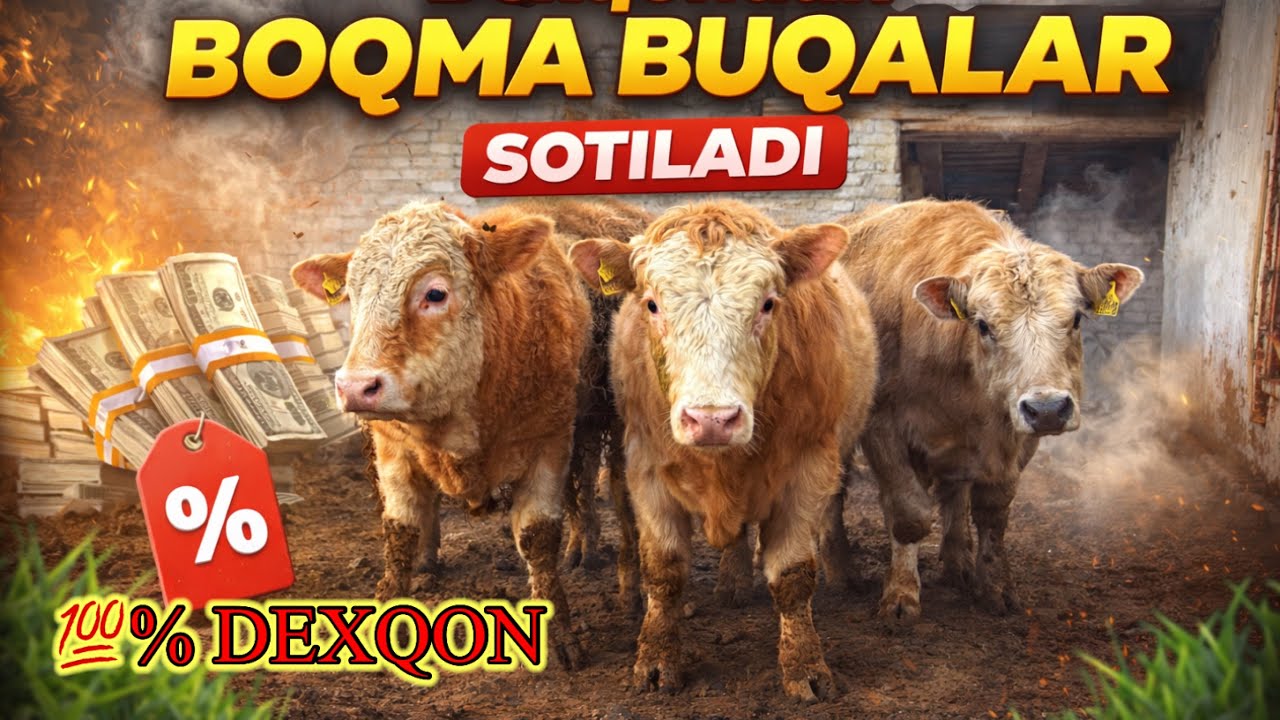 💯% DEXQON. ZO’R. BOQMA BUQALAR SOTILADI. Dastafka yuq.