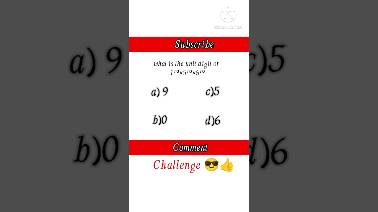 NUMBER SYSTEM QUESTION// UNIT DIGIT QUESTION