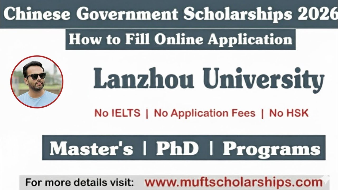 How to Fill Online Application for Lanzhou University | CSC Scholarships 2026 | Masters & PhD