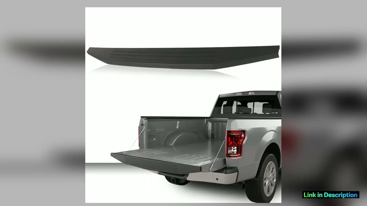 Tailgate Cap Top Molding Trim Cover Fit for Ford F150 2015 2016 2017 2018 Pickup Not Fit Flex Step