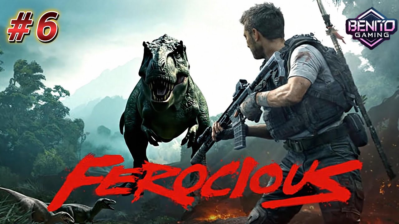 FEROCIOUS #6 - LA TANIERE DU T-REX ! JE DOIS ENLEVER SON PETIT !