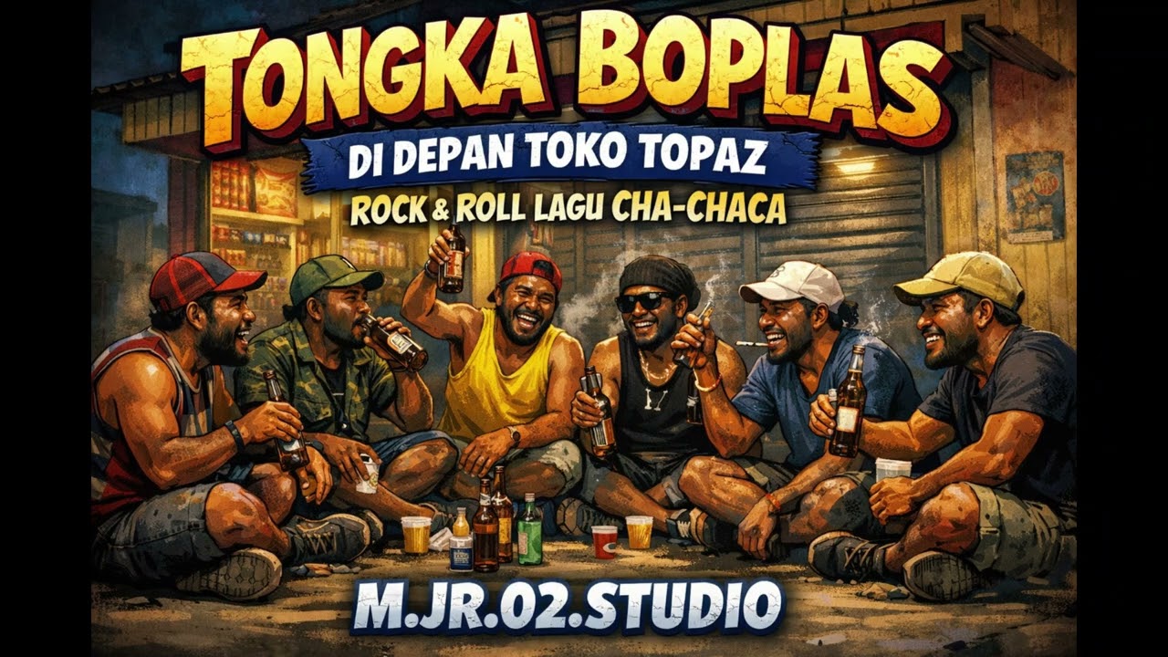 TONGKA BOPLAS DEPAN TOKO TOPAS_M.JR.02.STUDIO_(Rock&Roll Lagu Cha-Chaca)