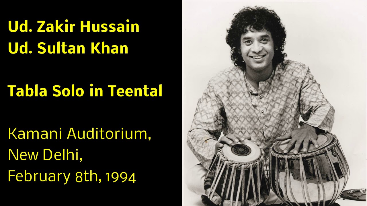 Zakir Hussain - Tabla Solo live in Delhi 1994