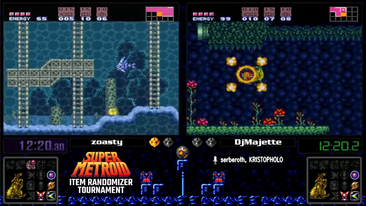 zoasty vs DjMajette (G2), BluePlasmaSpark vs Traviktox (G2). SM Randomizer Tournament 2017