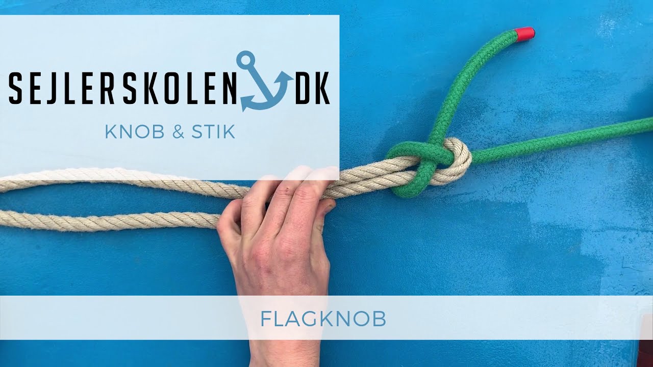 Sejlerskolens knob & stik: Flagknob