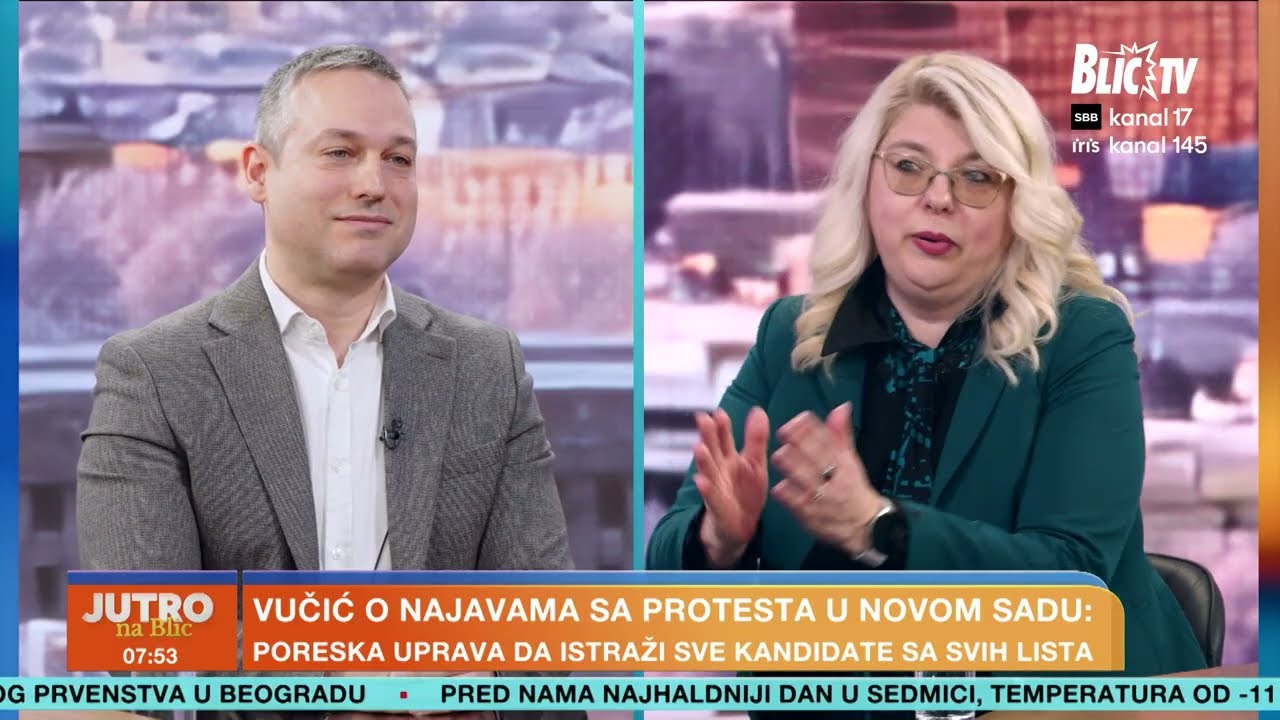 ŽUSTRA RASPRAVA U STUDIJU! Tomić i Kozma se sukobili oko LUSTRACIJE, izbora i blokaderske liste