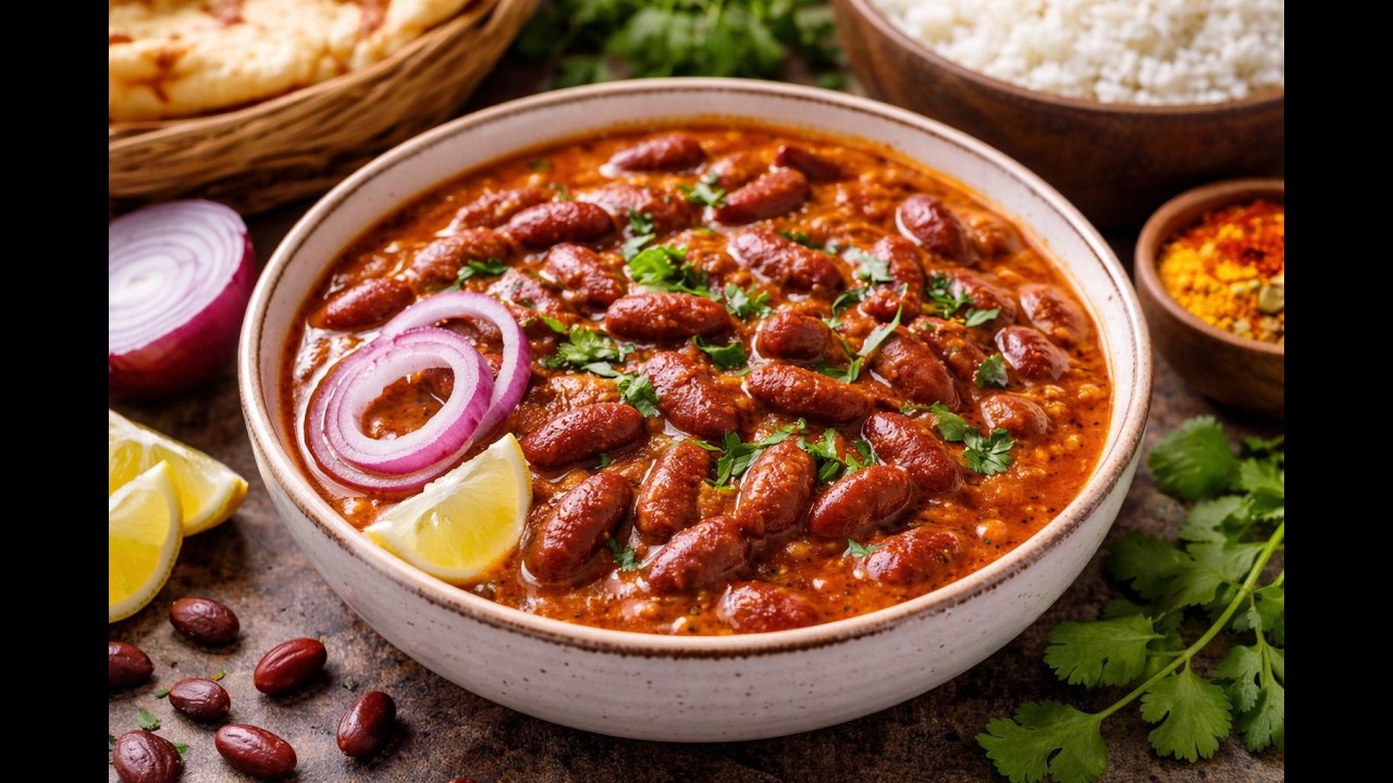 Rajma Curry Recipe | Easy Punjabi Rajma Masala | Homemade Rajma Curry