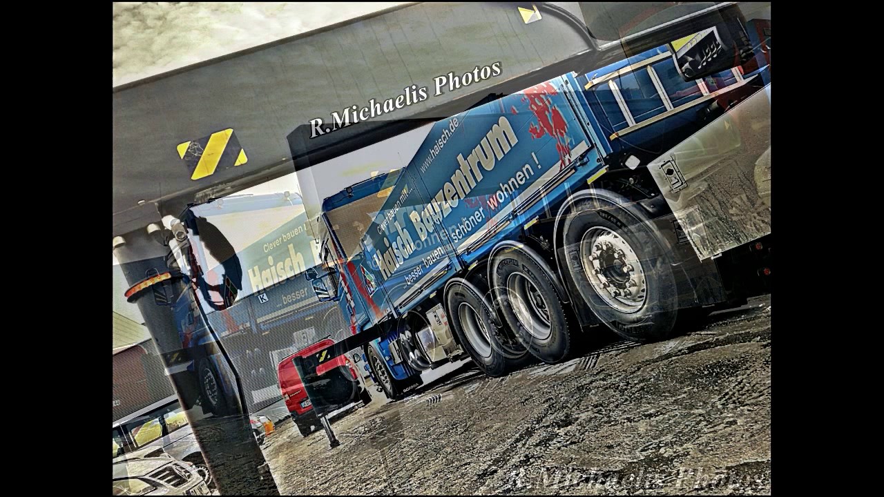 Elmar at Work,Scania V8 am Bau