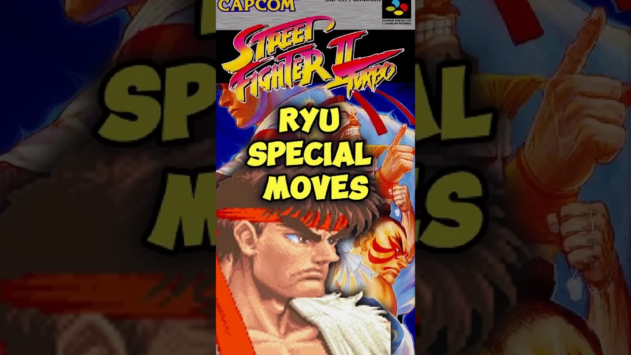 Ryu Special Moves - Super Street Fighter II Turbo.