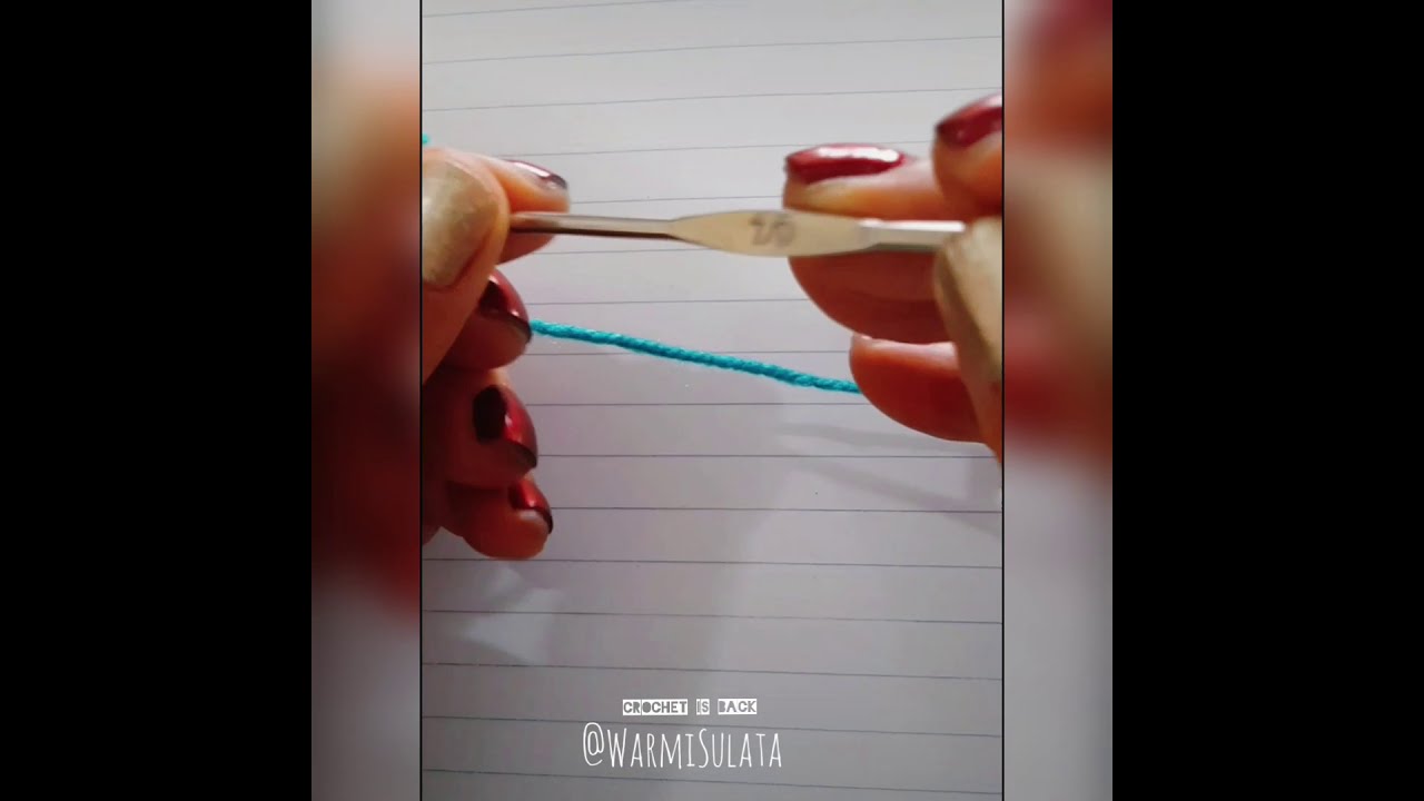 Inicio y Cadena Aprender a Tejer Crochet. Principiantes. Primeros pasos #tejido #ganchillo #crochet