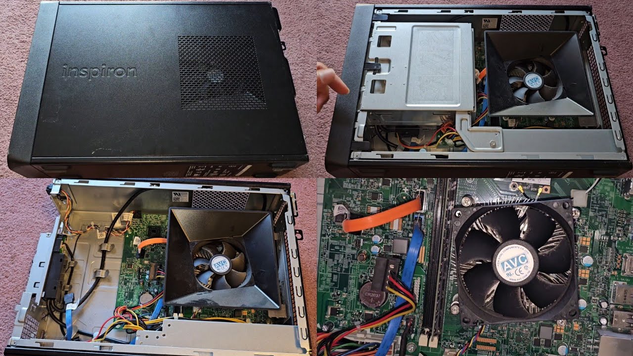 Разборка Dell Inspiron 3647, оперативная память, SSD, обновление жесткого диска, CMOS BIOS, замен...